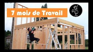 Timelapse : construction d'une tiny house de 20m2