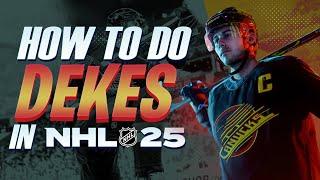 NHL 25 How To Do All Dekes (Beginner/Advanced Tutorial) (Total Control & Skill Stick)