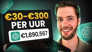 Online €30-€300 Euro Per Uur Verdienen met ChatGPT (Zonder Investering)