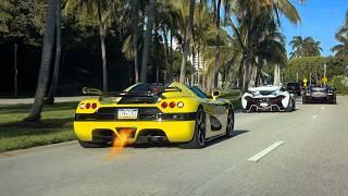 LOUD SUPERCARS and HYPERCARS in ACTION - Senna, Koenigsegg, P1, SF90, Aventador SV - goldRush Rally