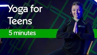 5-minute yoga for teens with Jess | Improve strength and flexibility