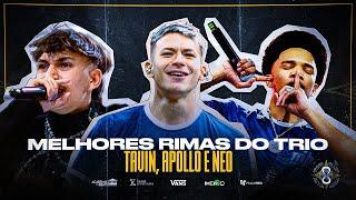 (RIMARAM MUITO) MELHORES RIMAS DO TRIO CAMPEÃO | APOLLO, TAVIN E NEO NA BDA 8 ANOS