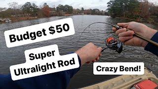 $50 Super Ultralight Goes Crazy!! Overseas Rod Mifine Eurybia #ultralightangler  #ultralightfishing