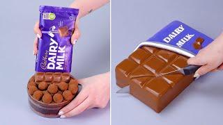 Fancy Dairy Milk Chocolate Cake Decoration Hacks | So Yummy Colorful Cake Decorating Ideas