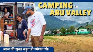 Ep-09-CARAVAN CAMPING IN ARU VALLEY🫶KASHMIR ROAD TRIP IN CARAVAN @Ghumakkadbugz