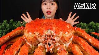 ASMR 대왕 킹크랩 4KG 제일 큰 사이즈 먹방 MUKBANG SEAFOOD GIANT KING CRAB EATING SOUND