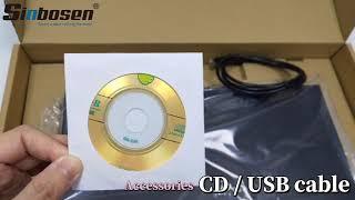 Sinbosen AD48 Audio processor unboxing time !