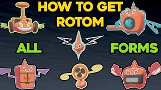 HOW TO GET ALL ROTOM FORMS IN POKEMON SWORD AND SHIELD! HOW TO GET THE ROTOM CATALOG!