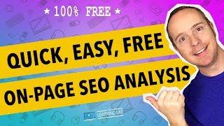 On-Page SEO Analysis With SEO Minion
