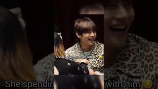 when taehyung stopped staff member for army girl#bts #taehyung #shorts