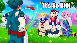 Deku Showed Me His BIG Sword!  (Fortnite Chapter 6)