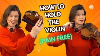 How To Hold The Violin To Avoid Neck and Shoulder Pain | Beginner Guide