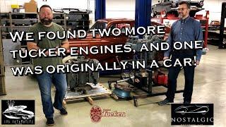 We found two original Tucker automobile engines; one was original to Tucker car #1031!