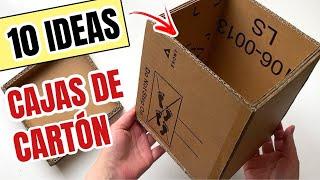 10 MANUALIDADES CON CAJAS DE CARTÓN | RECICLAJE | SHOW DE MANUALIDADES