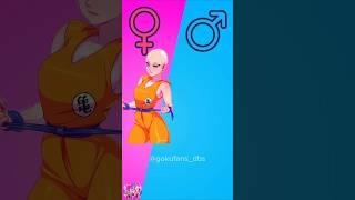 Gender Swap Dragon ball Swap Character ️ #shorts #dbs #goku #dragonball
