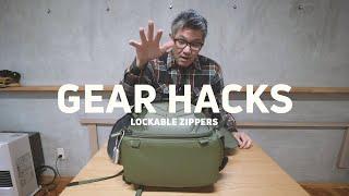 Shimoda Gear Hacks / Lockable Zippers?