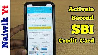 How to Add / Activate the Second SBI Credit card in SBI Card app || SBI Cashback Card