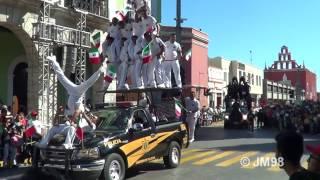 Acrobacias de policías estatales de Yucatán (SSP Yucatán) | Desfile 20 de Noviembre 2016