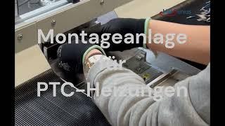 Montageanlage für PTC-Heizungen