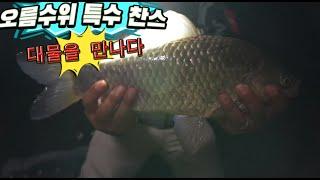 오름수위 특수 찬스 한번의 터짐과 한번의 대물을 만나다! #fishing #붕어낚시 #오름수위#대물붕어