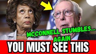 McConnell 'WALKS OUT' After BACKSTABBED by Maxine Waters Over DOGE, FEMA and Social Security!!