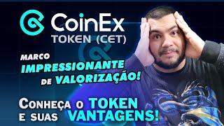 CoinEx Token (CET) Marcou valorização incrível e tem muito potencial! Conheça mais e seja Holder!