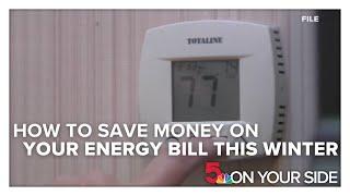 How to save money on your energy bill this winter