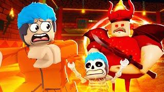 Devil Barry's Prison | ROBLOX | I TRIED TO ESCAPE THE MAXIMUM SECURITY LAVA PRISON