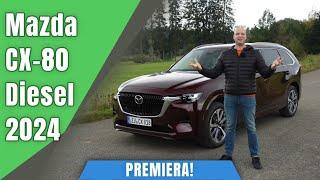 Mazda CX-80 3.3L e-SKYACTIV D 254 KM AWD 2024. Światowa premiera.