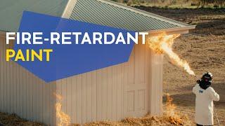 New fire-retardant paint to help prevent spread of bushfires