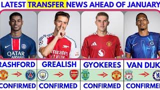 THE LATEST CONFIRMED TRANSFER NEWS AND RUMOURS TRANSFERS 2024| RASHFORD, GREALISH, GYOKERES,VAN..