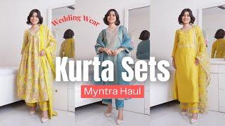 I ordered Festive Kurta Sets From Myntra | Wedding Kurta Sets | Myntra Haul