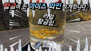 [와인 추천] 황금이 들어간 한국 아이스와인이 있다고!? 아이스와인 설명부터 이 황금 와인 리뷰까지~ (Let me introduce Korean wine with gold.)