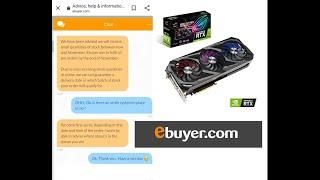 Ebuyer.com Update on RTX 3080/3090 orders