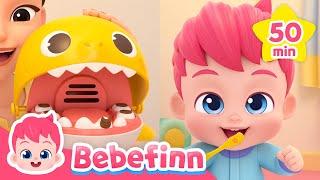 Good Morning Friends! | Bebefinn Healthy Habit Compilation | Songs and Nursery Rhymes for Kids