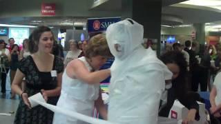 SMU Staff Picnic Mummy wrap