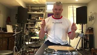 Drum Teacher Tim Connolly Demonstrating Freestroke/ Fullstroke