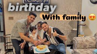 Birthday with family  | first birthday with miru  | happy birthday to us ️