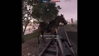 Battlefield 1 | I was fighting against a A7V Tank as Tank Hunter Sentry when the tanker bailed out..