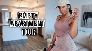 EMPTY APARTMENT TOUR  unpack with me