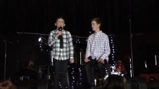 "When Your Feet Don't Touch The Ground" duet sung by Kyan Zielinski & Daniel Geiszler