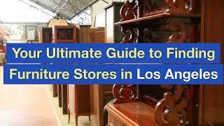 Your Ultimate Guide to Finding Furniture Stores in Los Angeles