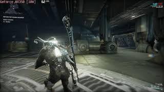  NVIDIA GeForce MX350 (10W) - Warframe gameplay benchmarks (1080p)