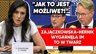 "Jak to jest możliwe?!". Zajączkowska-Hernik wygarnęła im to w twarz