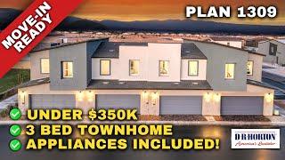 MOVE-IN READY | $349K 3 Bedroom Townhome Tour in Kalea Trails, North Las Vegas! Plan 1309