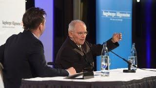 Wolfgang Schäuble über die AfD, "Fridays for future" und Angela Merkel