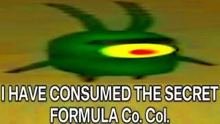 Plankton ate the secret formula Co. Col. (AI Sponge Rehydrated Clip)