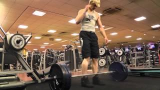 Witnessoffitness- Jed Hassell 308lbs deadlift and Back posing.