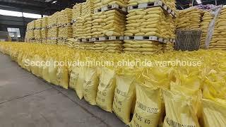 secco Polyaluminum chloride PAC warehouse for wastewater treatment chemicals