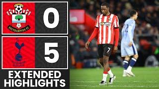 EXTENDED HIGHLIGHTS: Southampton 0-5 Tottenham Hotspur | Premier League